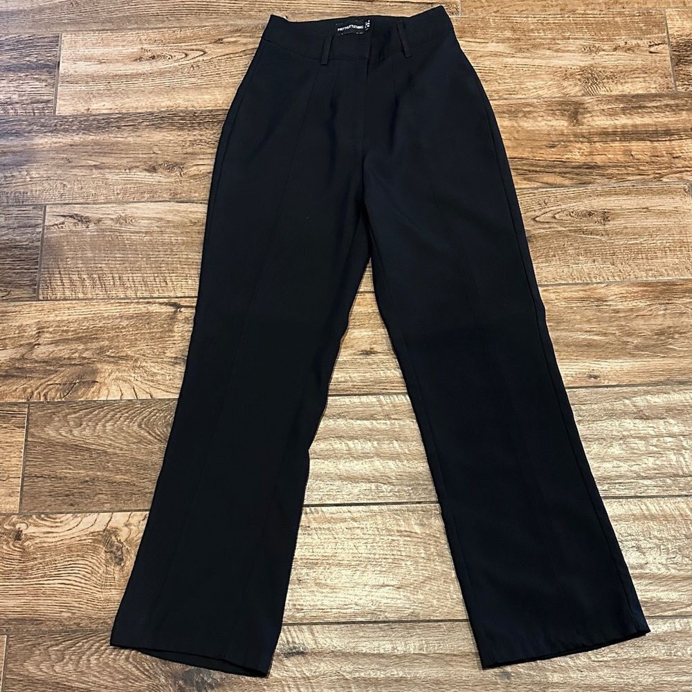 PrettyLittleThing Elegant Black Trousers